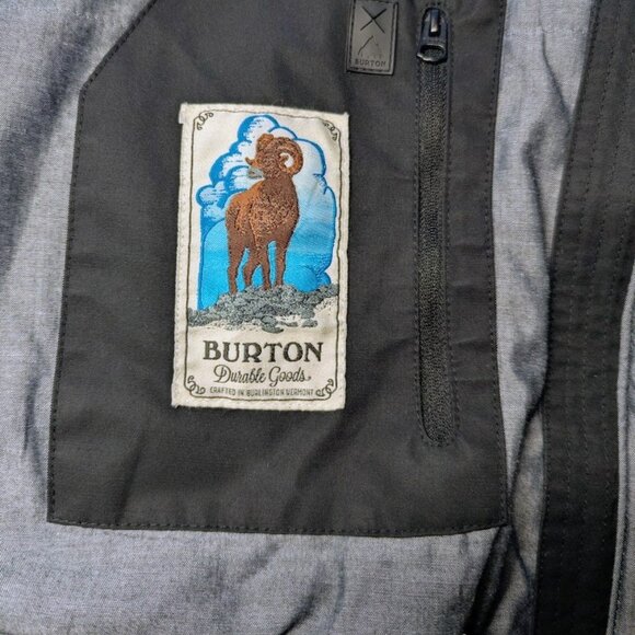 BURTON 2013 DRYRIDE Snowboard SUKABUMI Parka Black Zip/Button Mens Size M, Wmn L - Picture 6 of 7